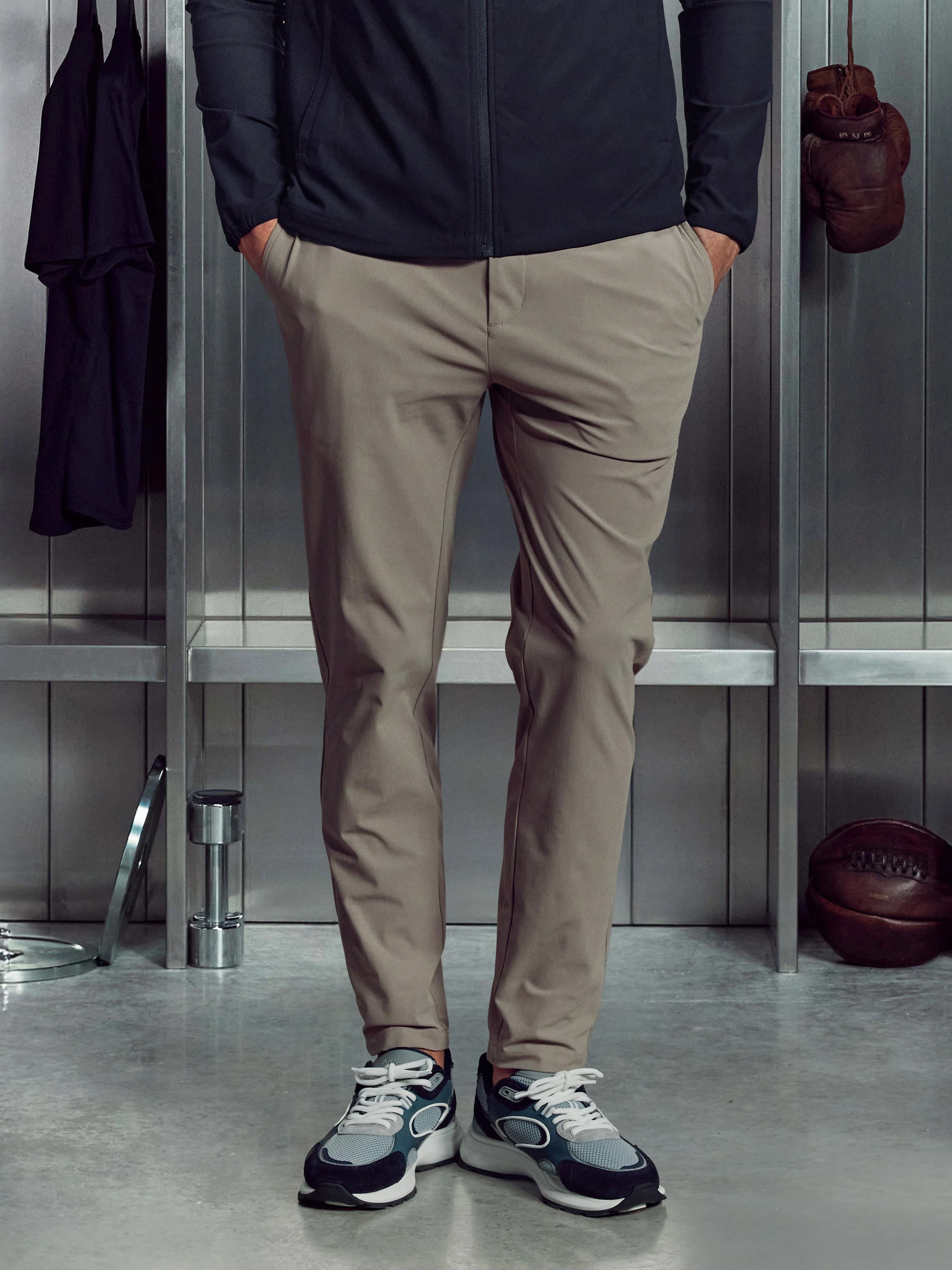 24 Hour Trouser in Taupe