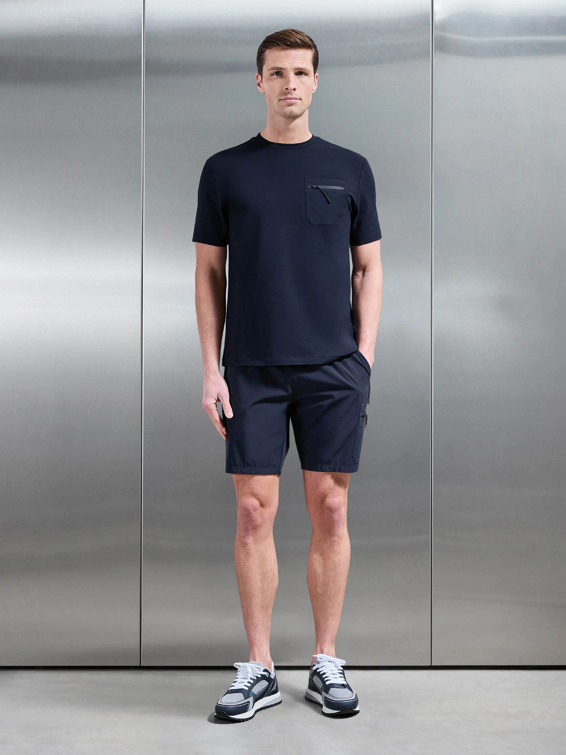 Active Cargo Short in Navy - Image 2
