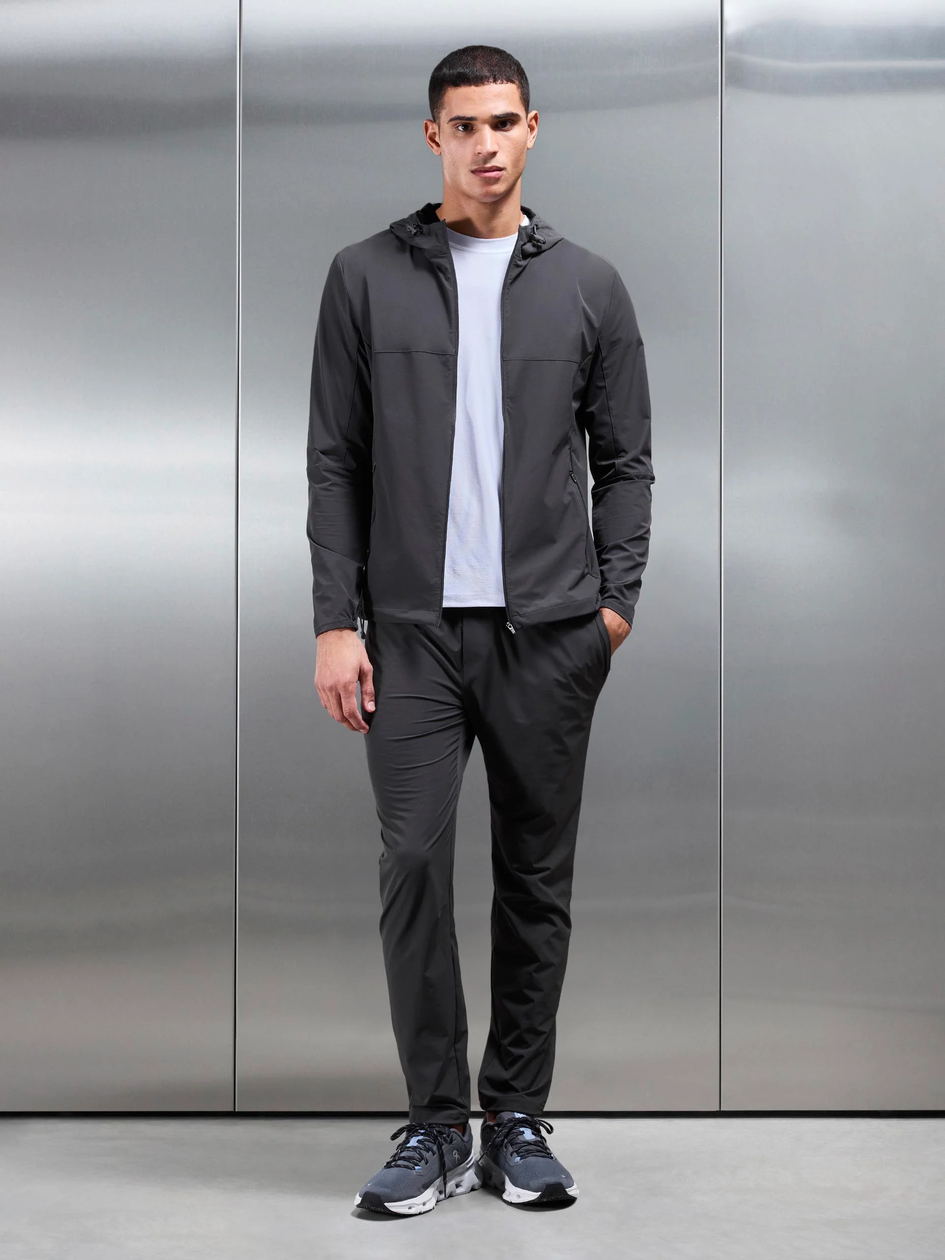Active Windbreaker in Grey - Image 4