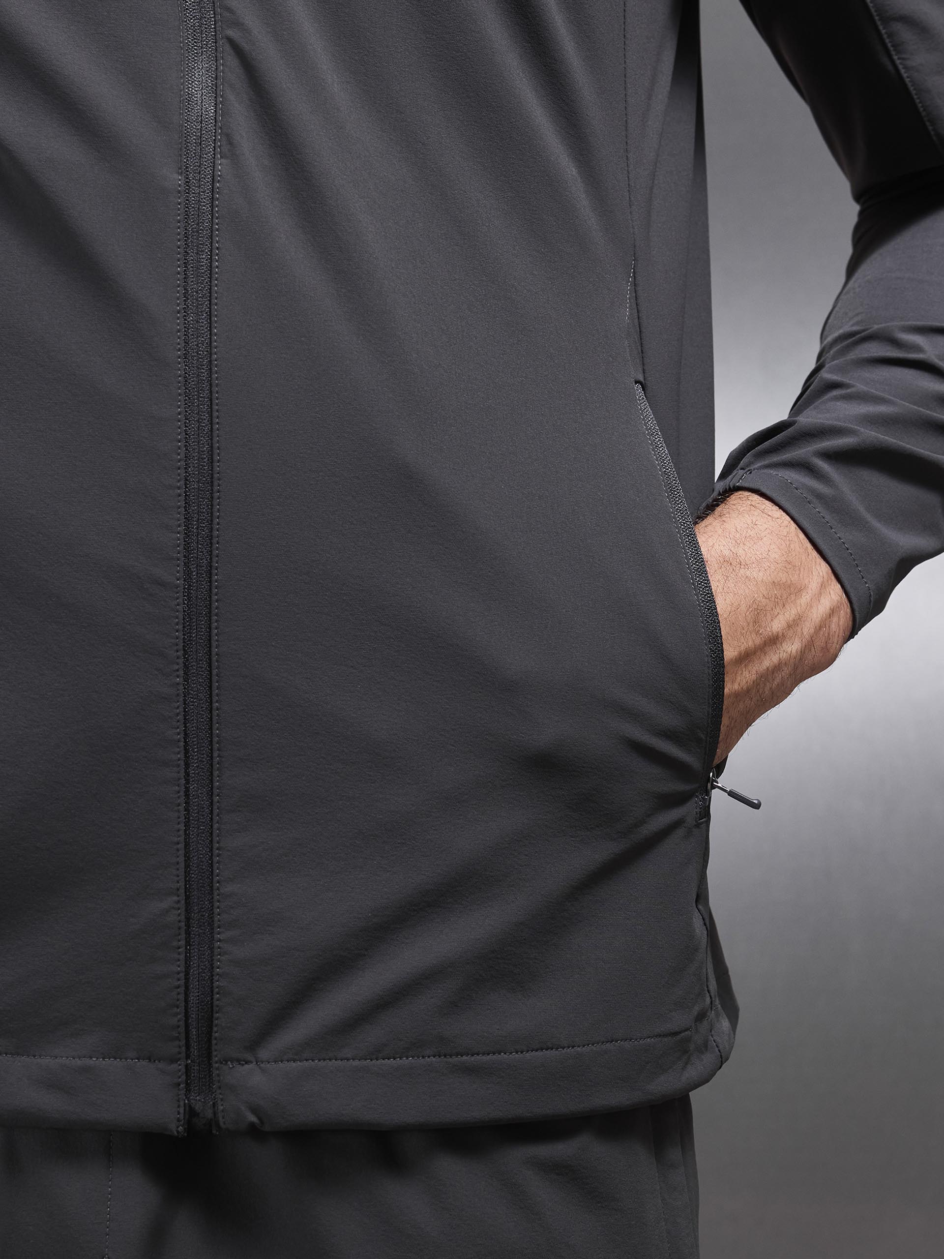 Active Windbreaker in Grey - Image 6