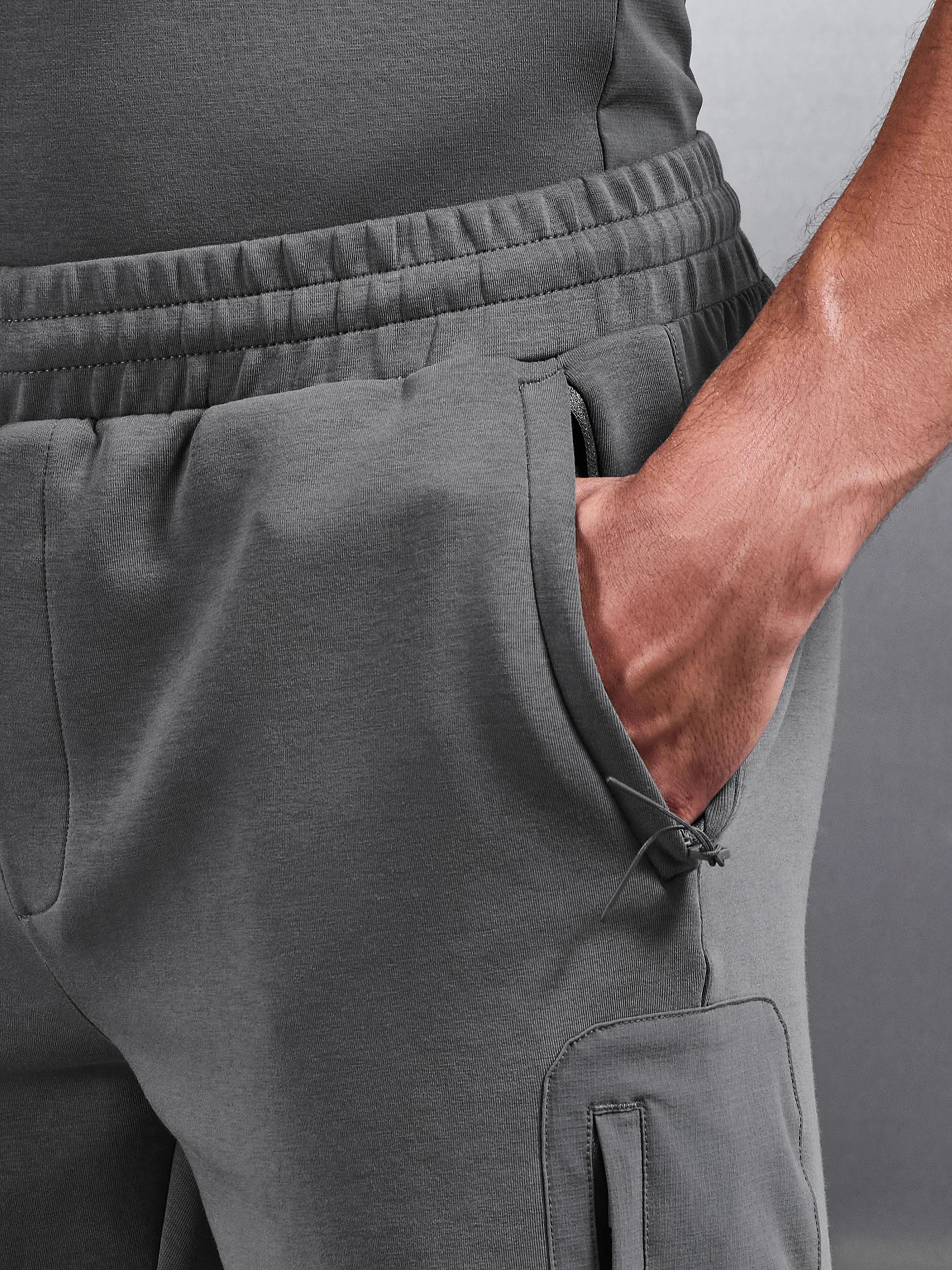 AirTech Hybrid Cargo Short in Grey - Image 5