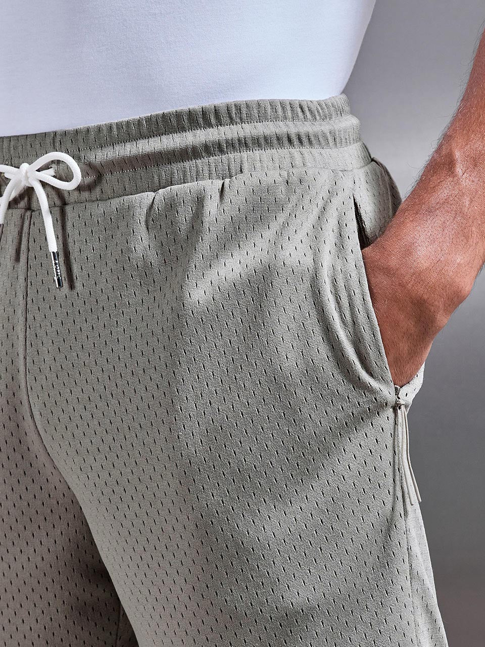 AirTech Mesh Short in Stone - Image 5