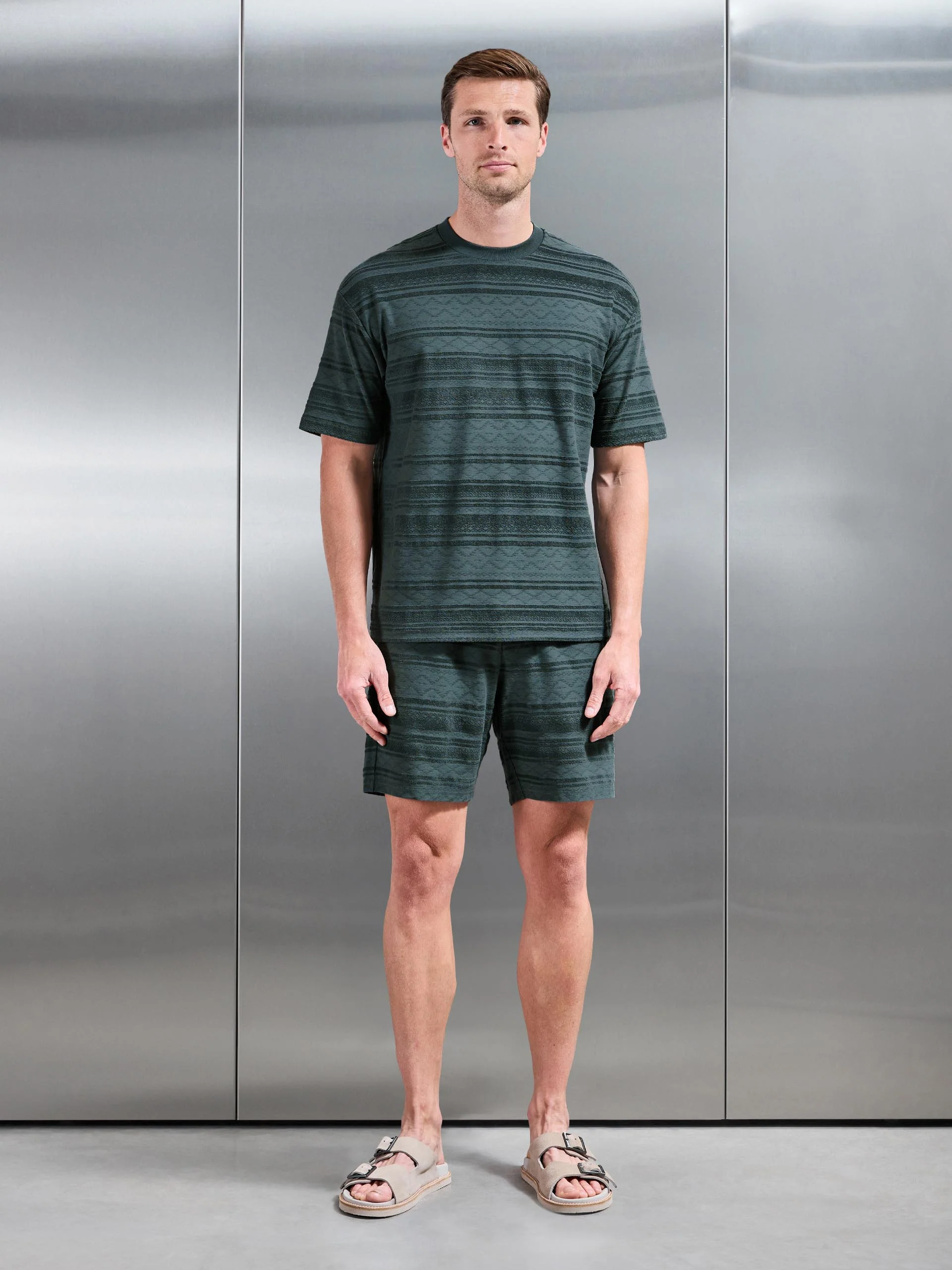 Aztec 2.0 Relaxed Fit T-Shirt in Rich Green - Image 2