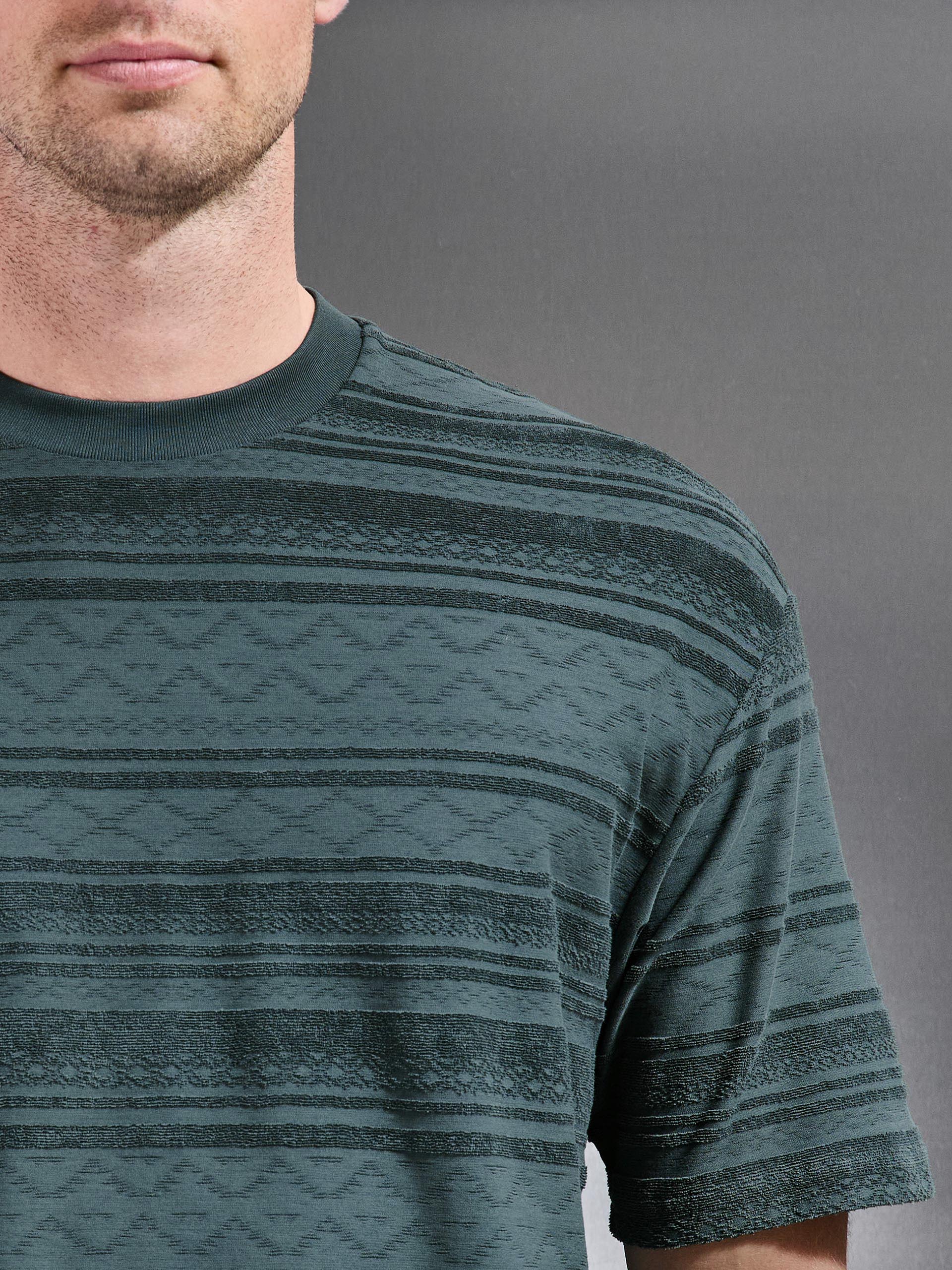 Aztec 2.0 Relaxed Fit T-Shirt in Rich Green - Image 3