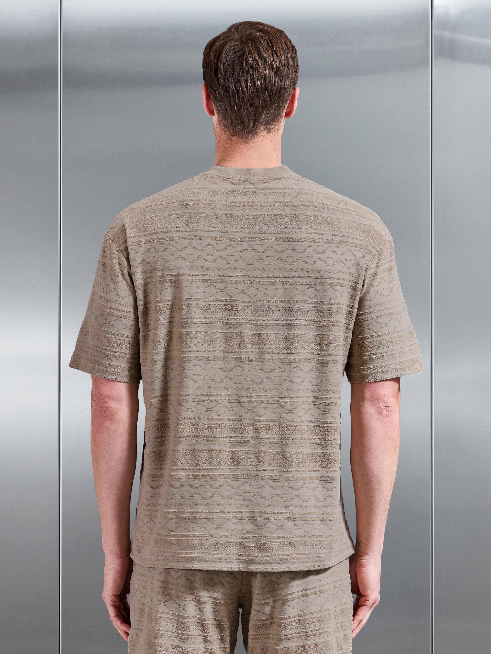 Aztec 2.0 Relaxed Fit T-Shirt in Stone - Image 3