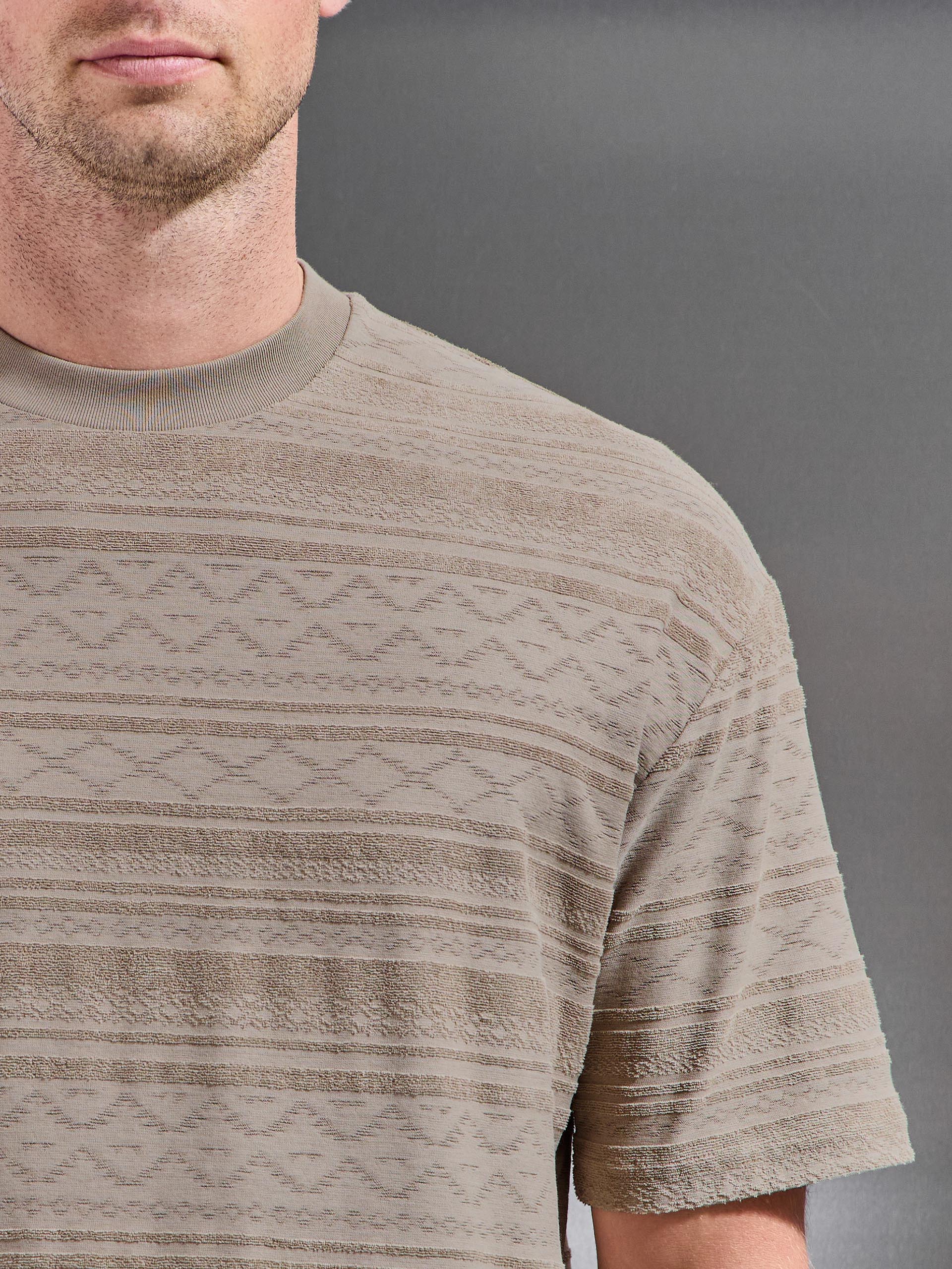 Aztec 2.0 Relaxed Fit T-Shirt in Stone - Image 4