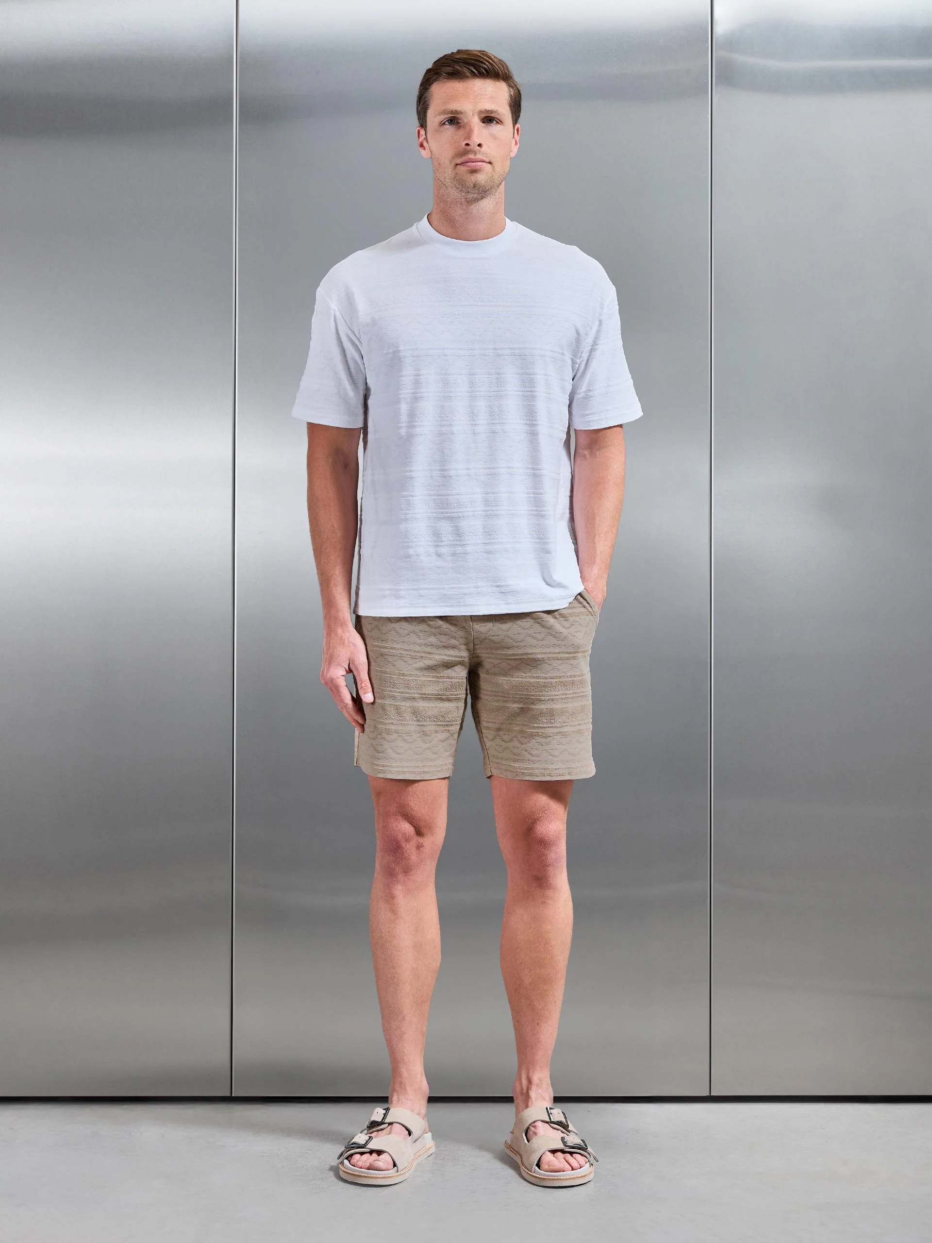Aztec 2.0 Relaxed Fit T-Shirt in White - Image 2