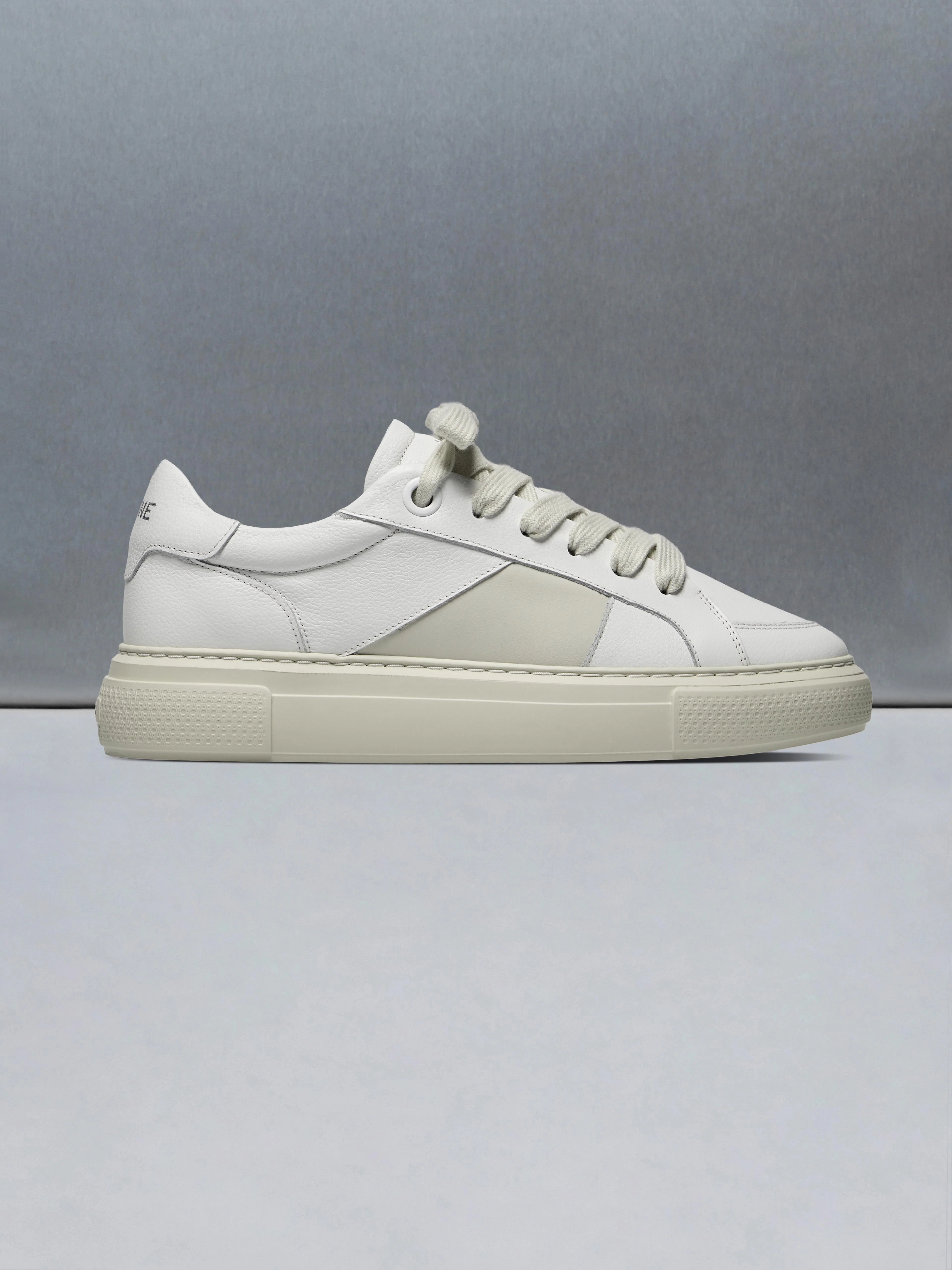 Chunky Stripe Essential Trainer in White