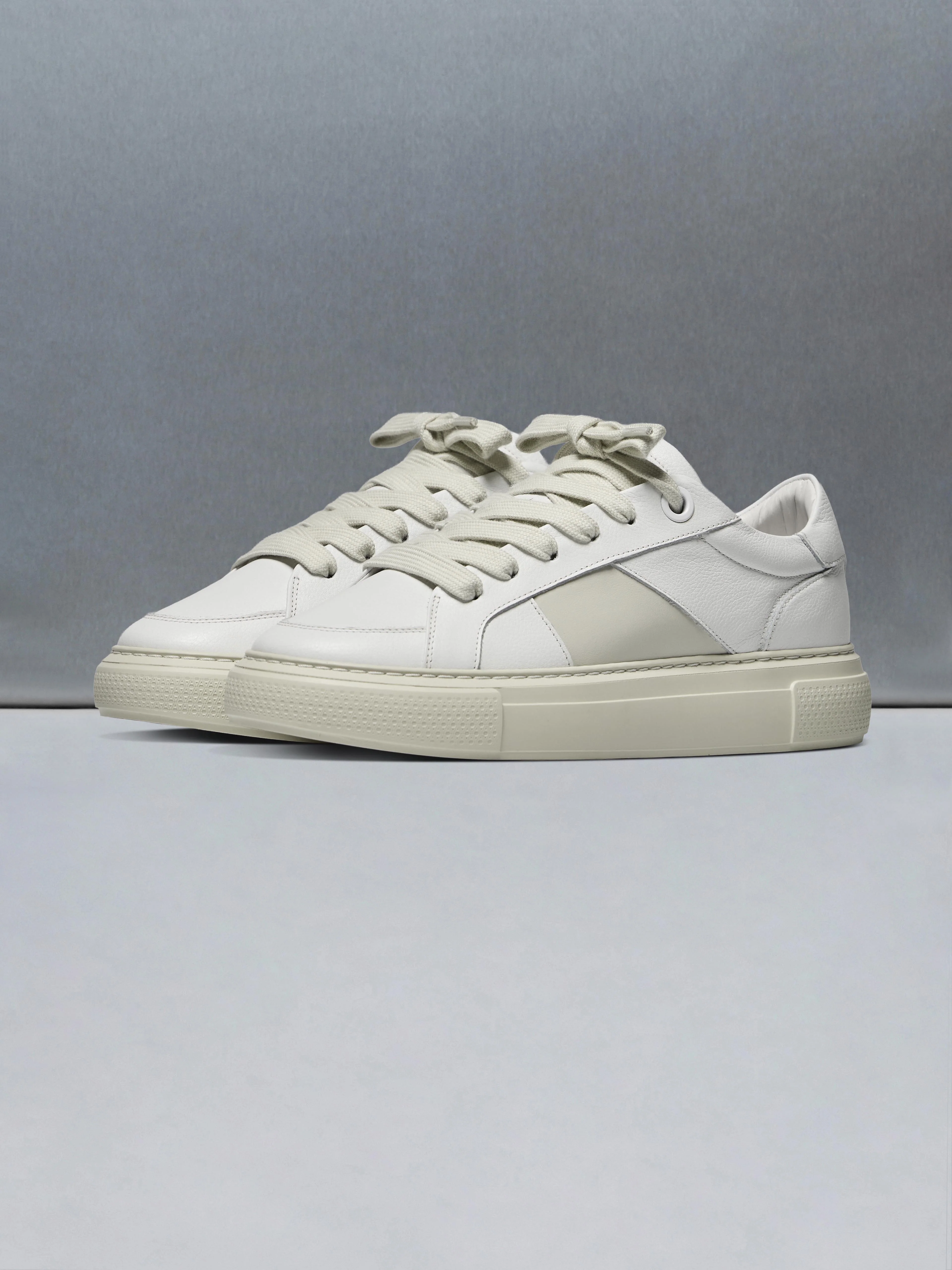 Chunky Stripe Essential Trainer in White - Image 3