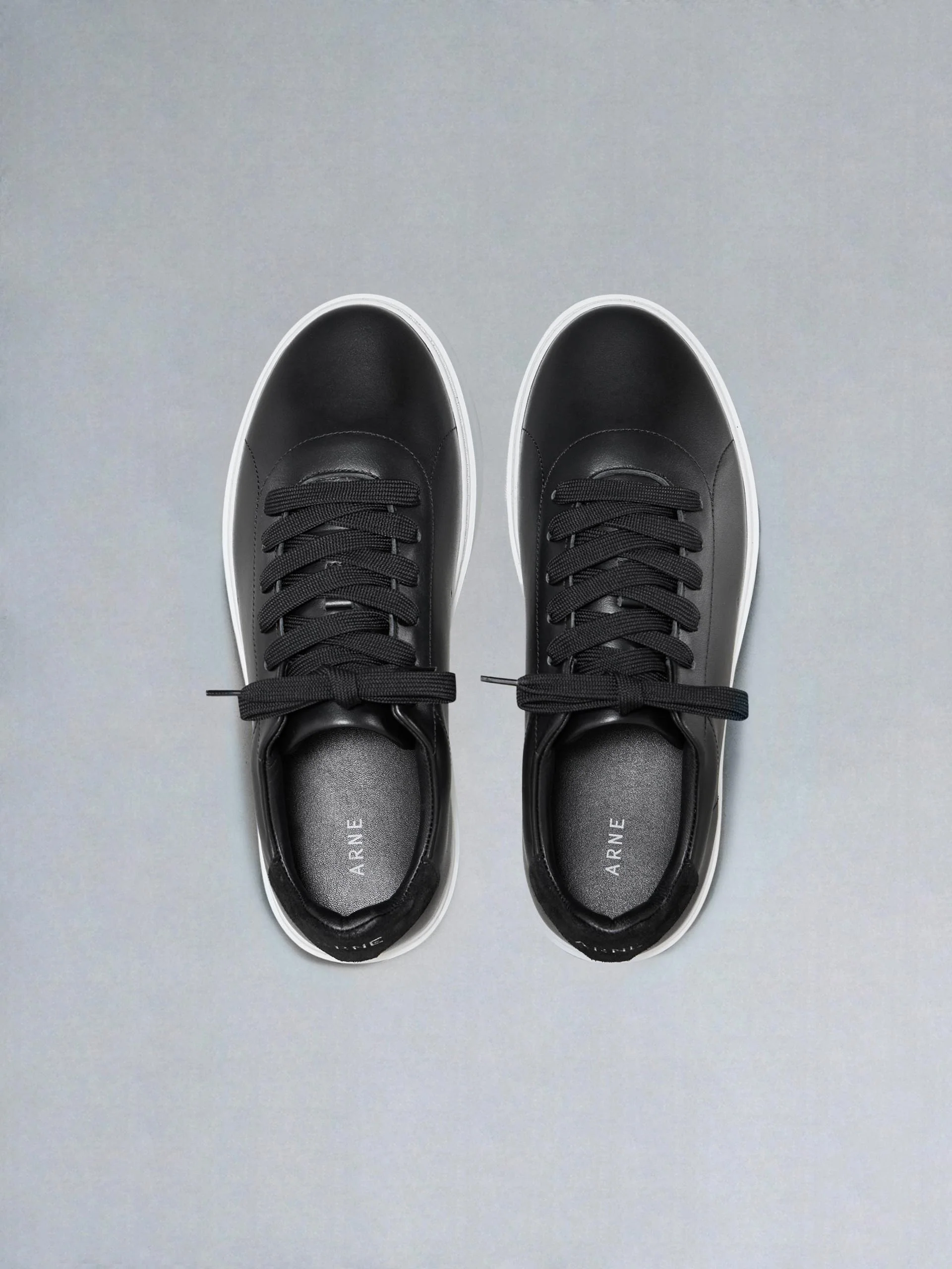 Everyday Leather Trainer in Black - Image 5