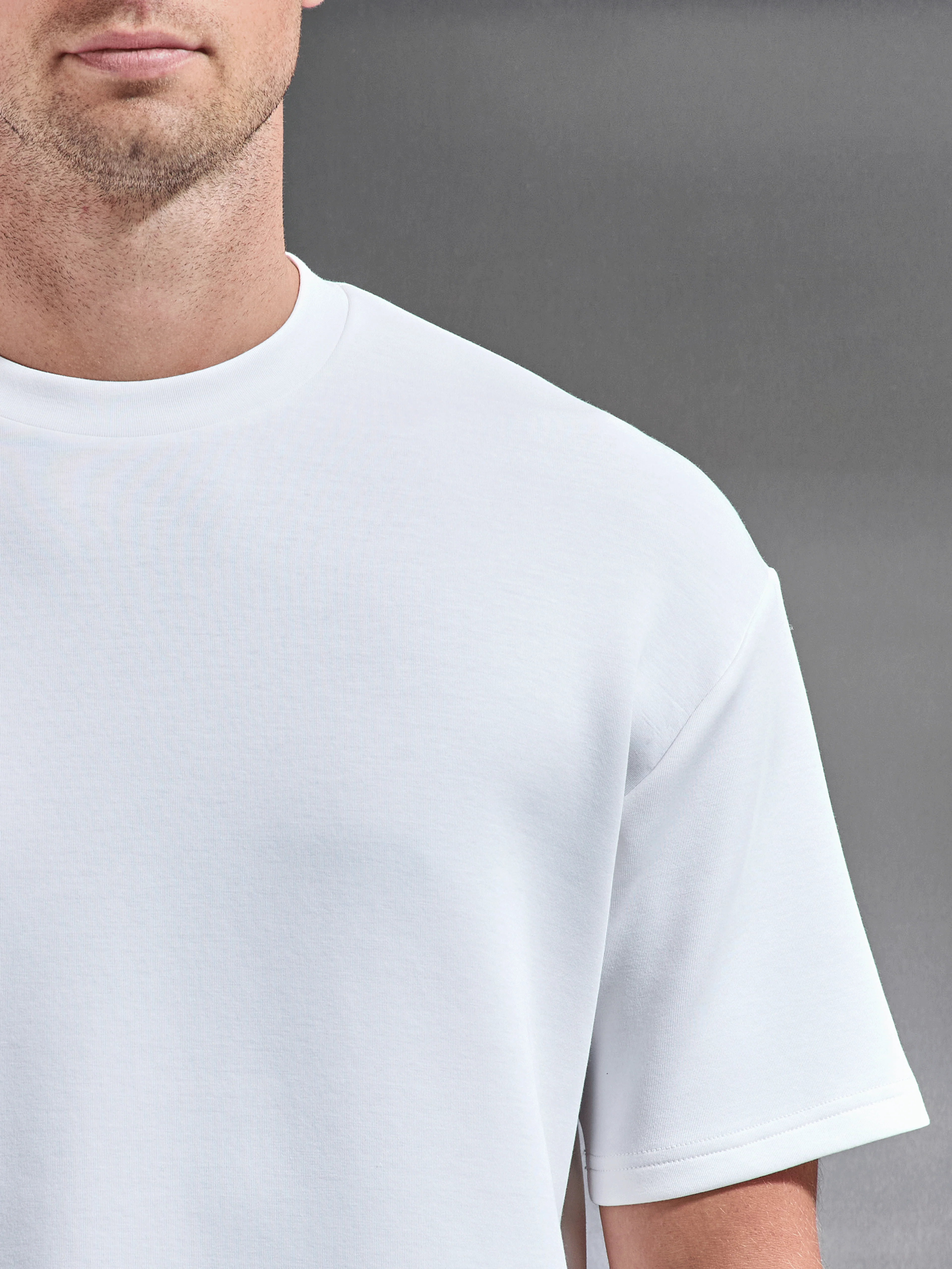 Everyday Luxe Relaxed T-Shirt in White - Image 3