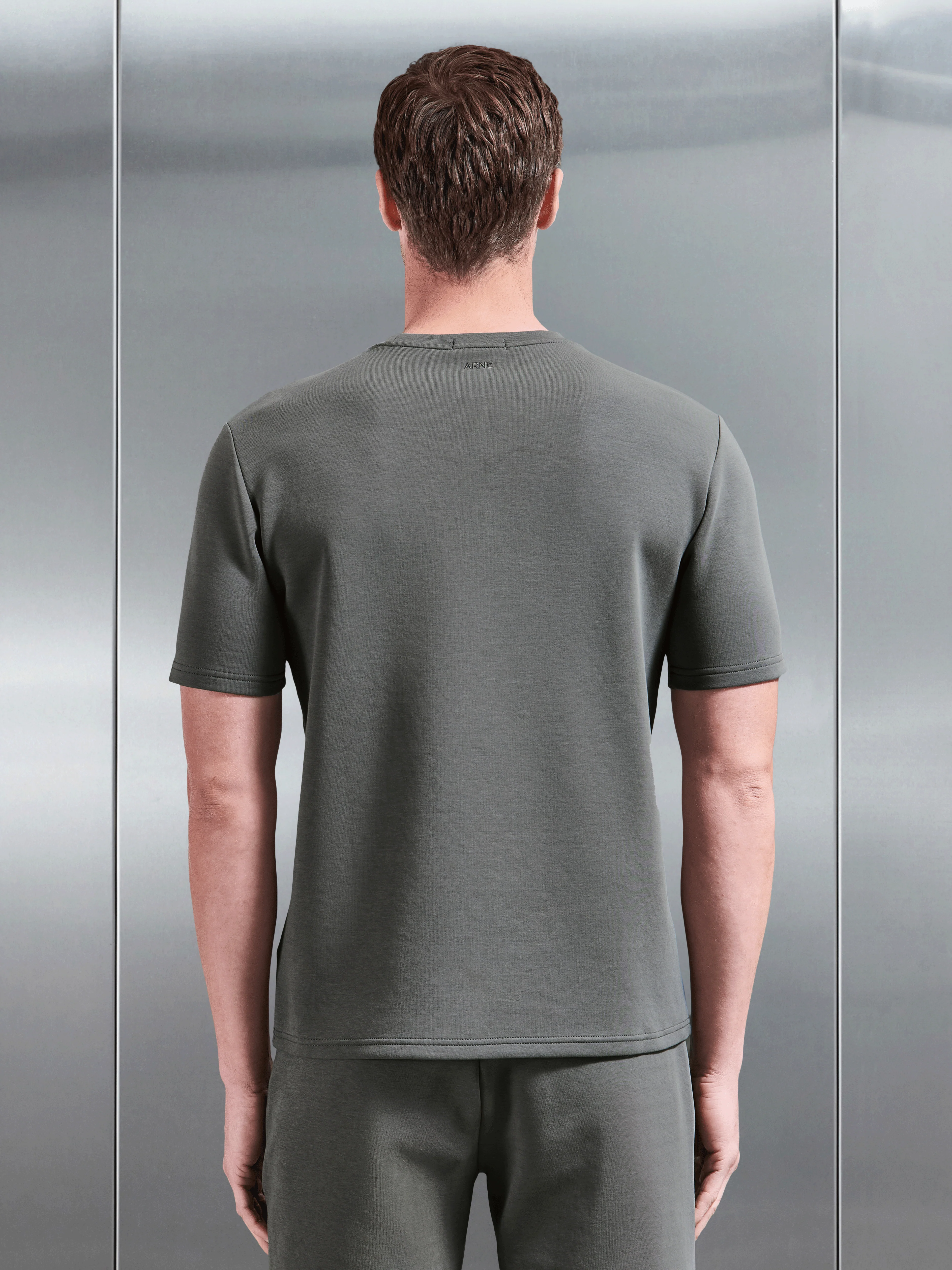 Everyday Luxe T-Shirt in Grey - Image 4