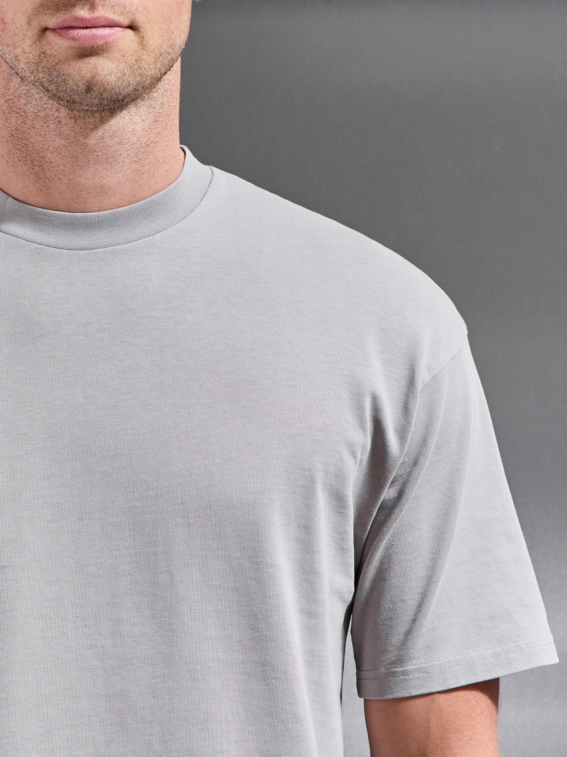 Garment Dye Relaxed T-Shirt in Stone - Image 3