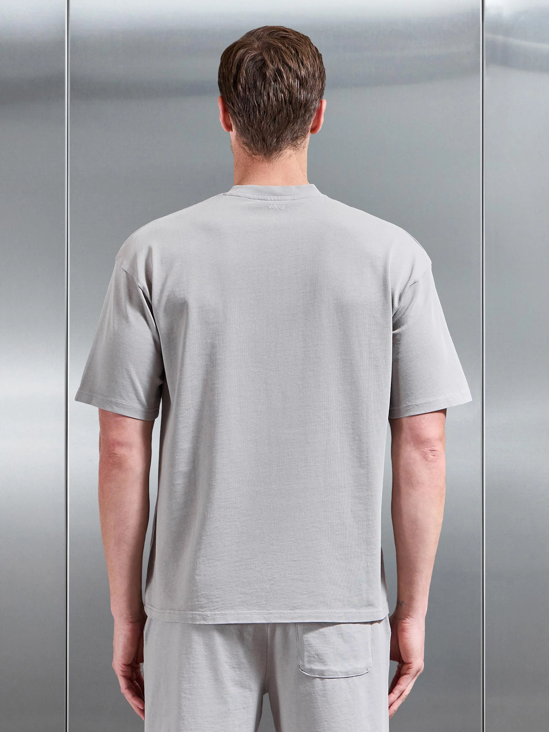 Garment Dye Relaxed T-Shirt in Stone - Image 4