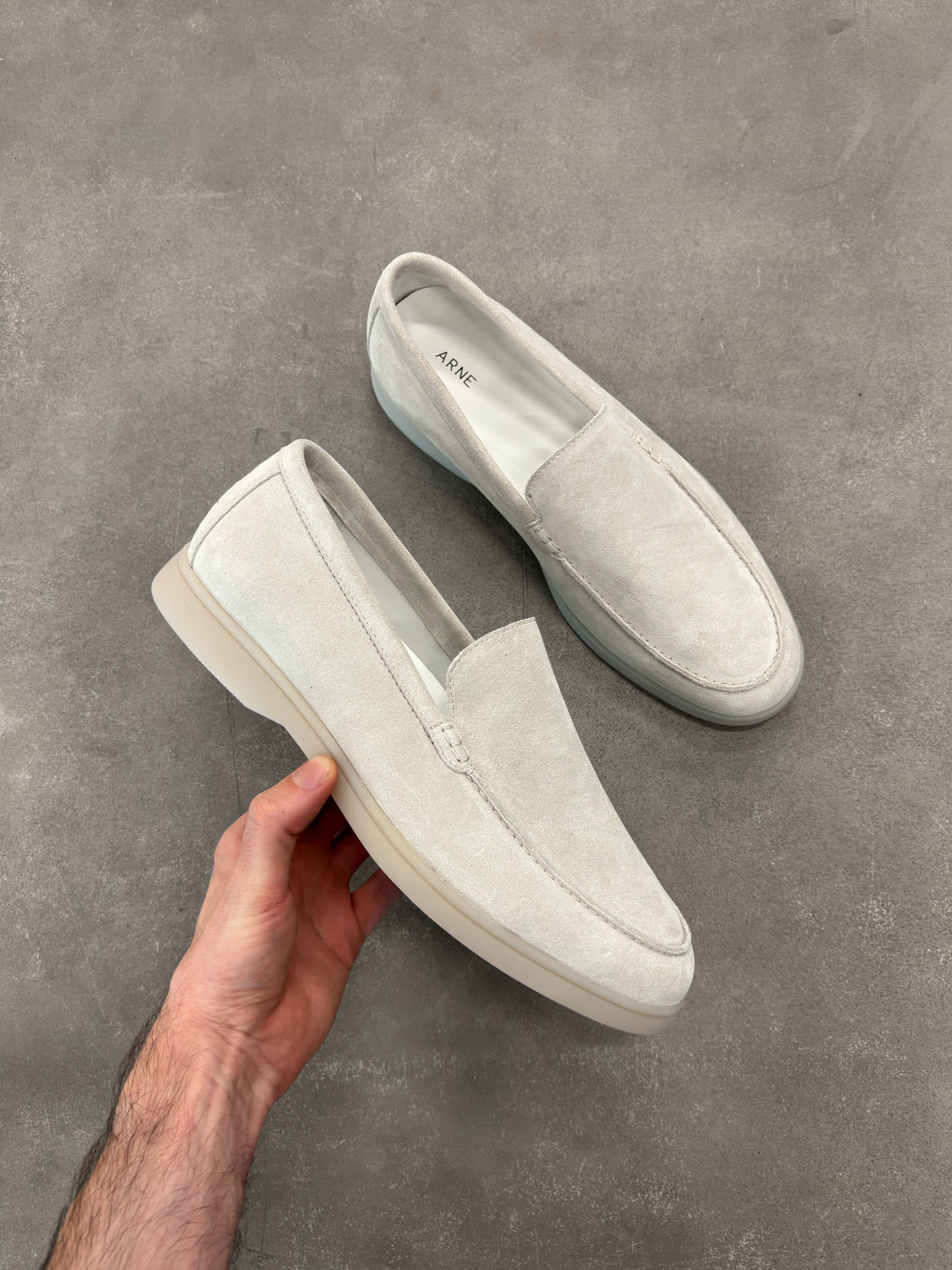 Low Loafer in Stone - Image 6
