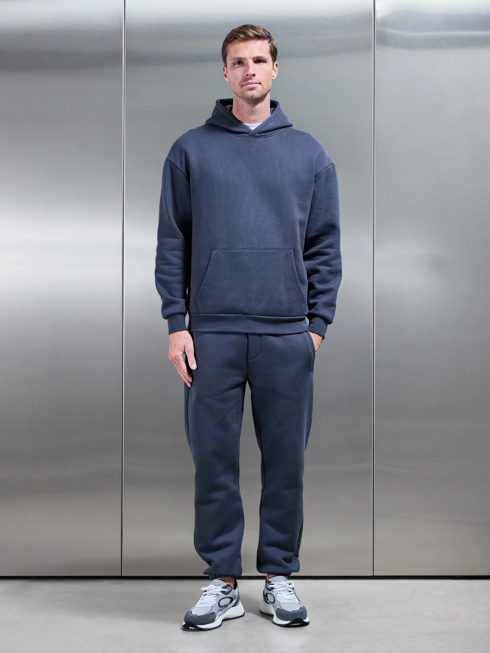 Relaxed Fit Jogger in Slate Blue - Image 3