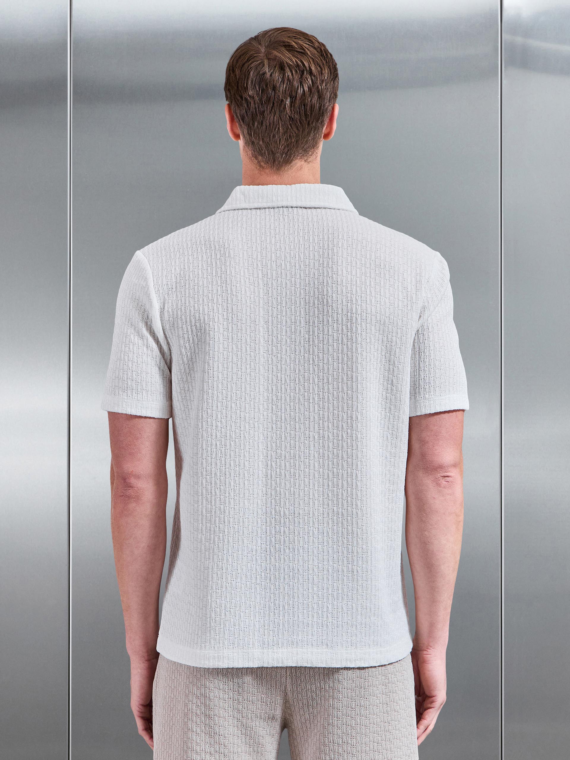 Resort Revere Collar Shirt in White - Image 3