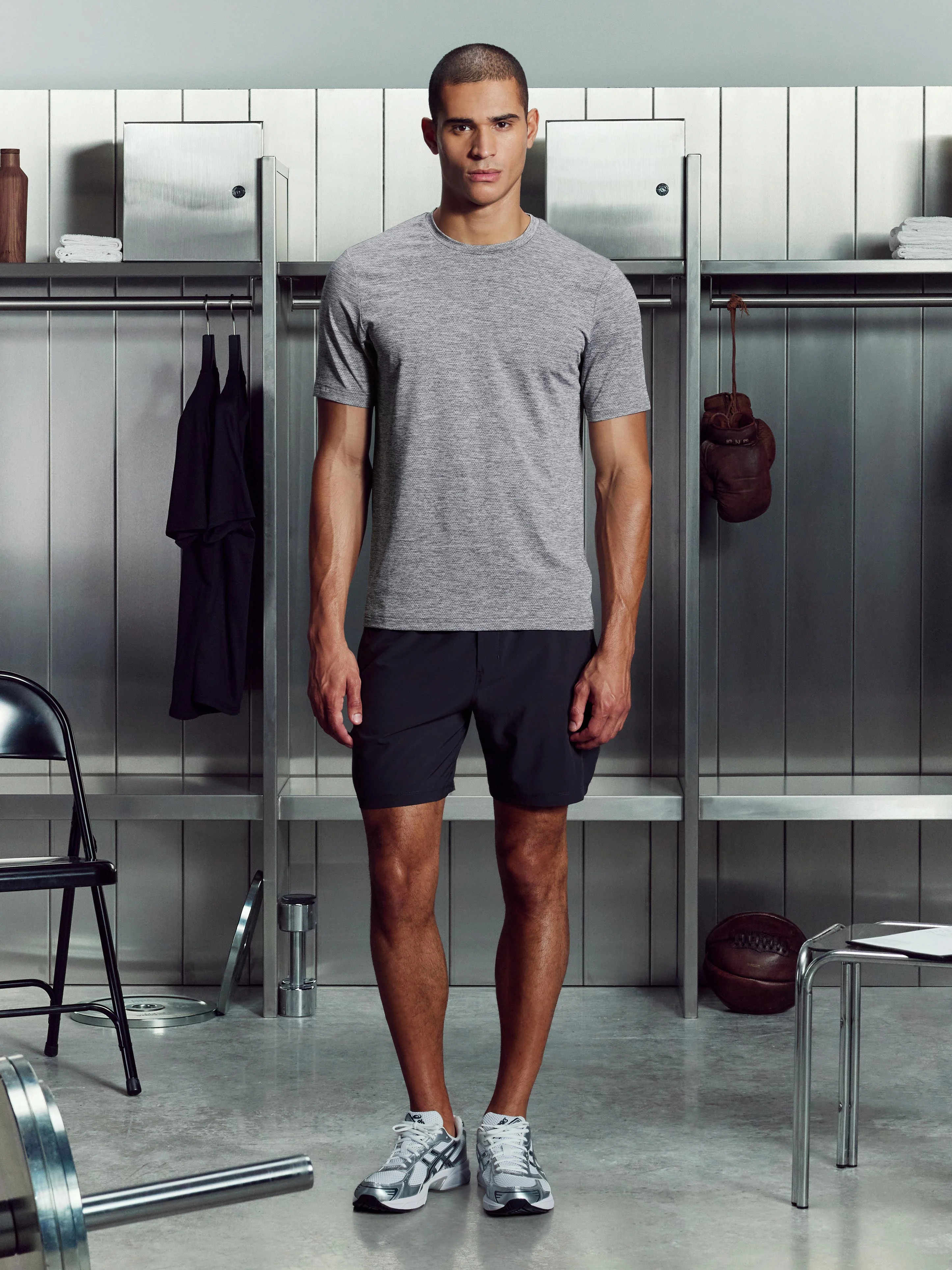 Space Dye T-Shirt in Grey - Image 2