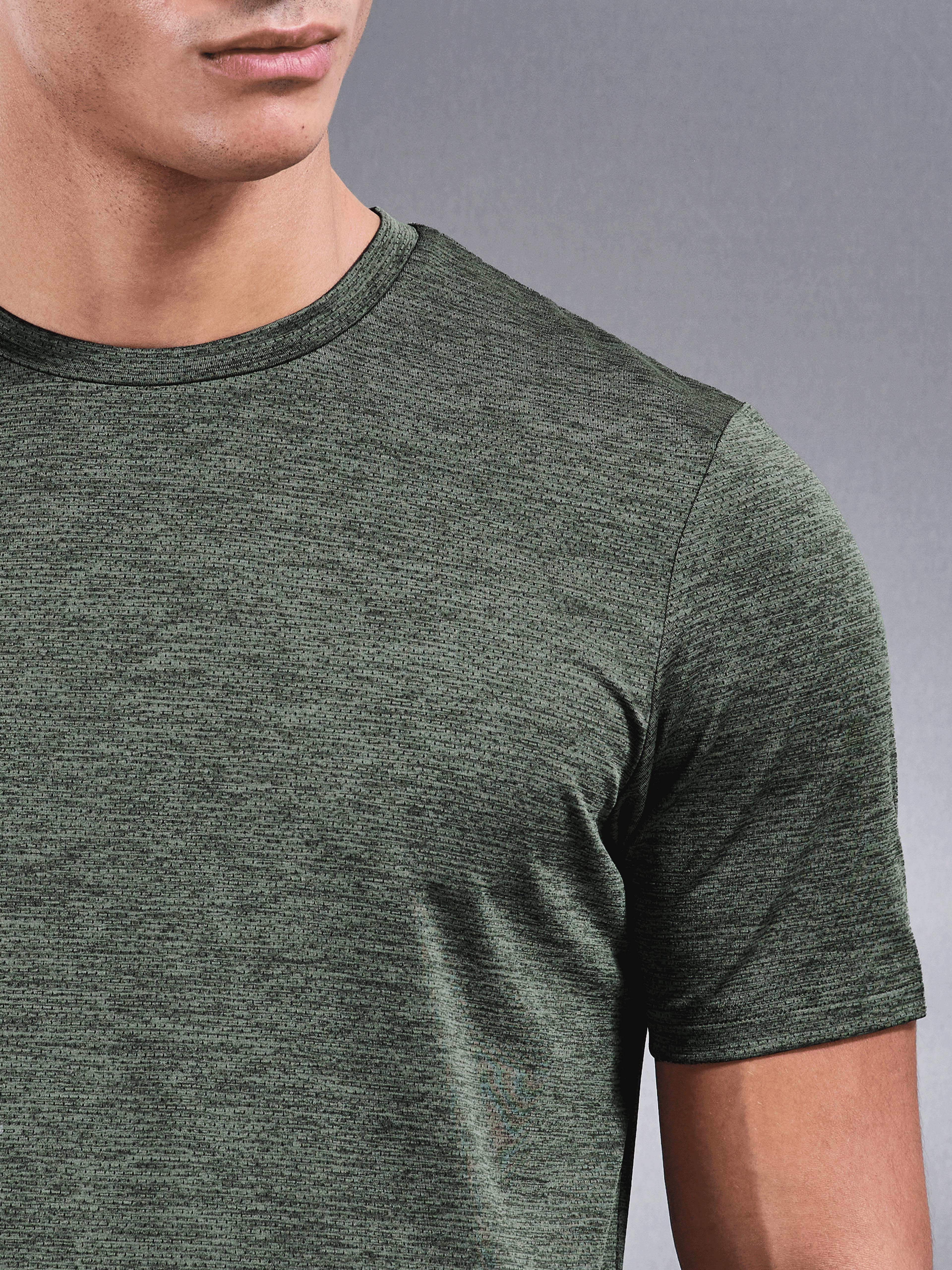 Space Dye T-Shirt in Olive - Image 6