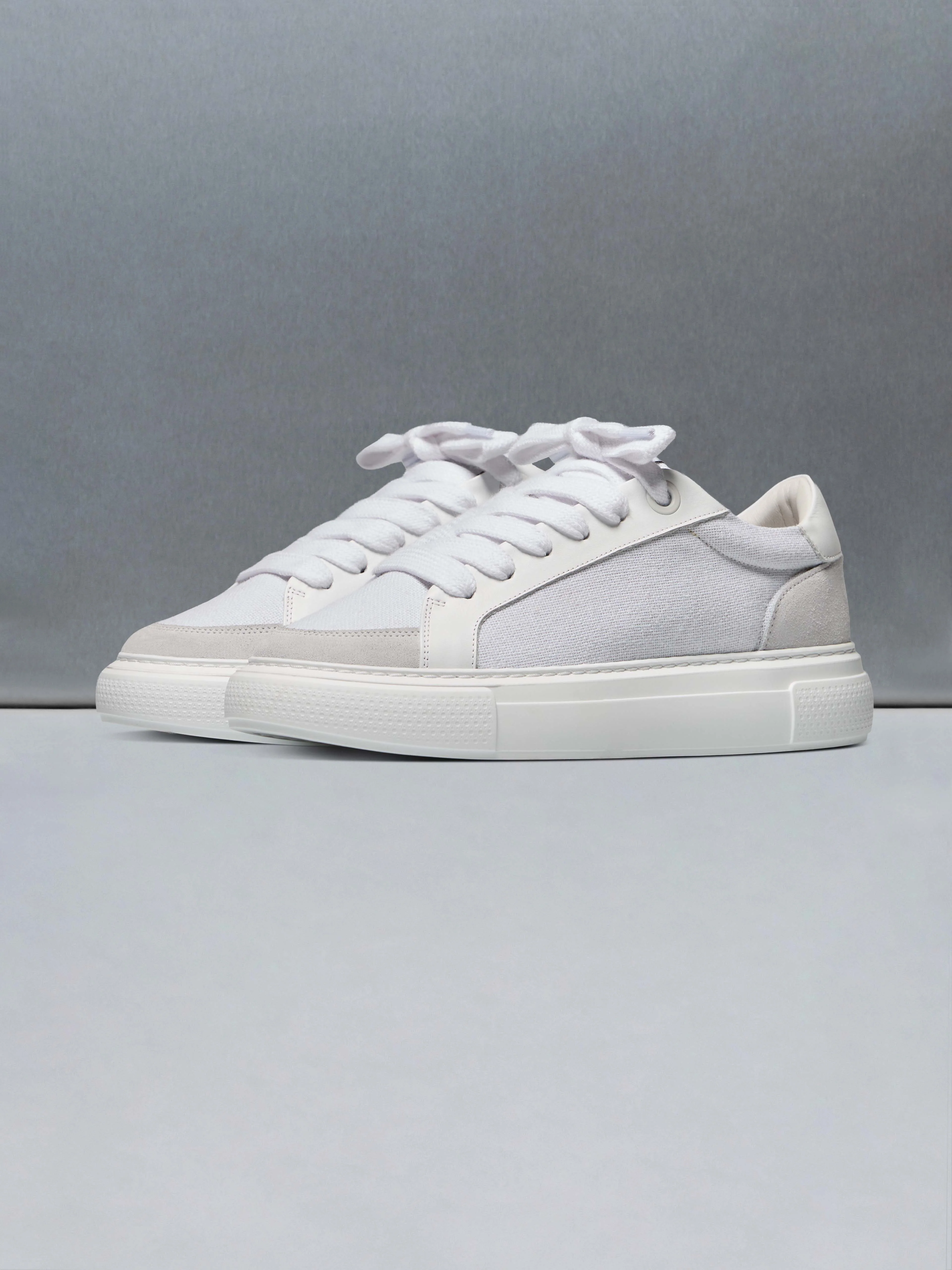 Studio Trainer in Triple White - Image 3