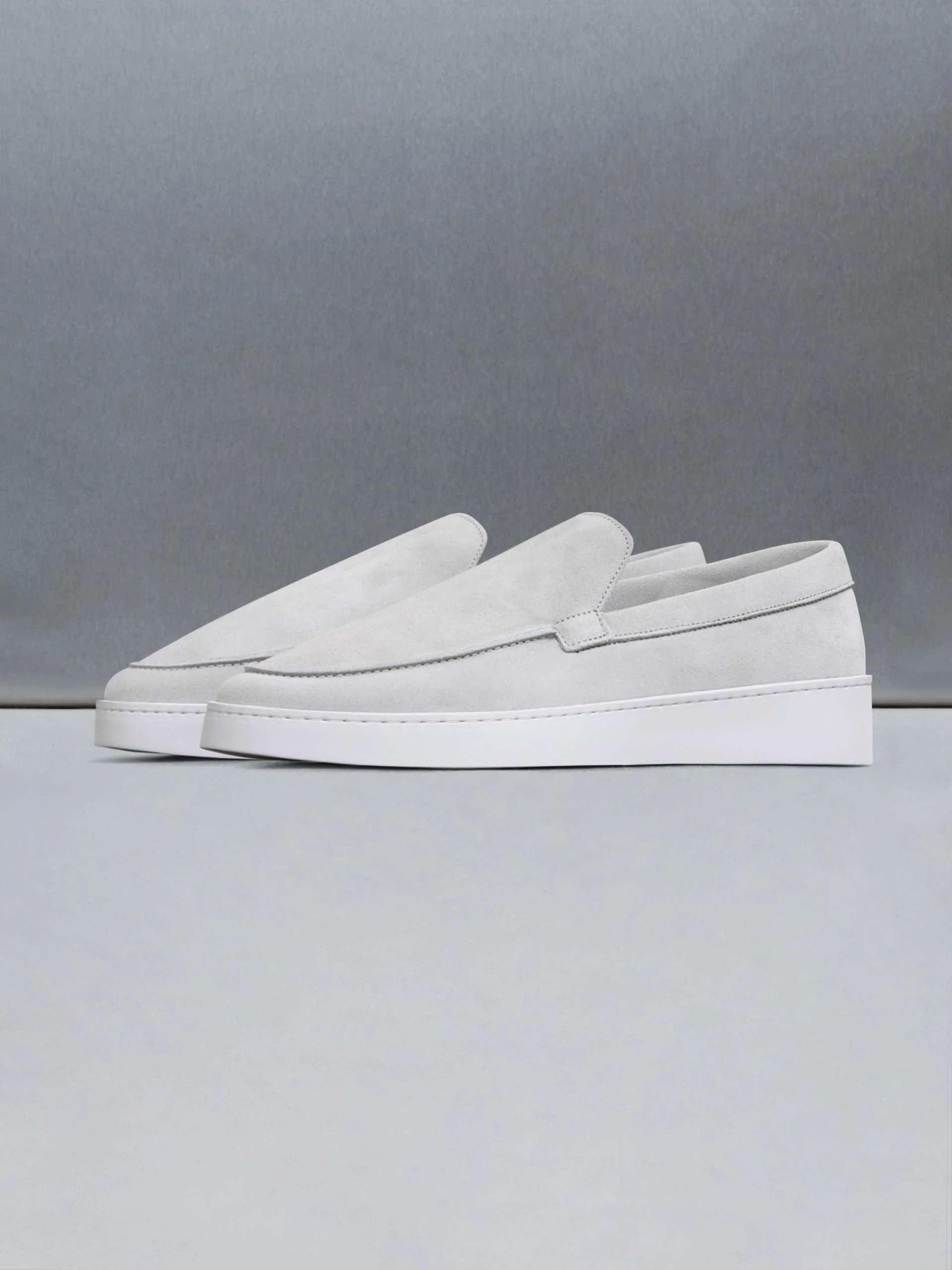 Suede Loafer in Grey - Image 2