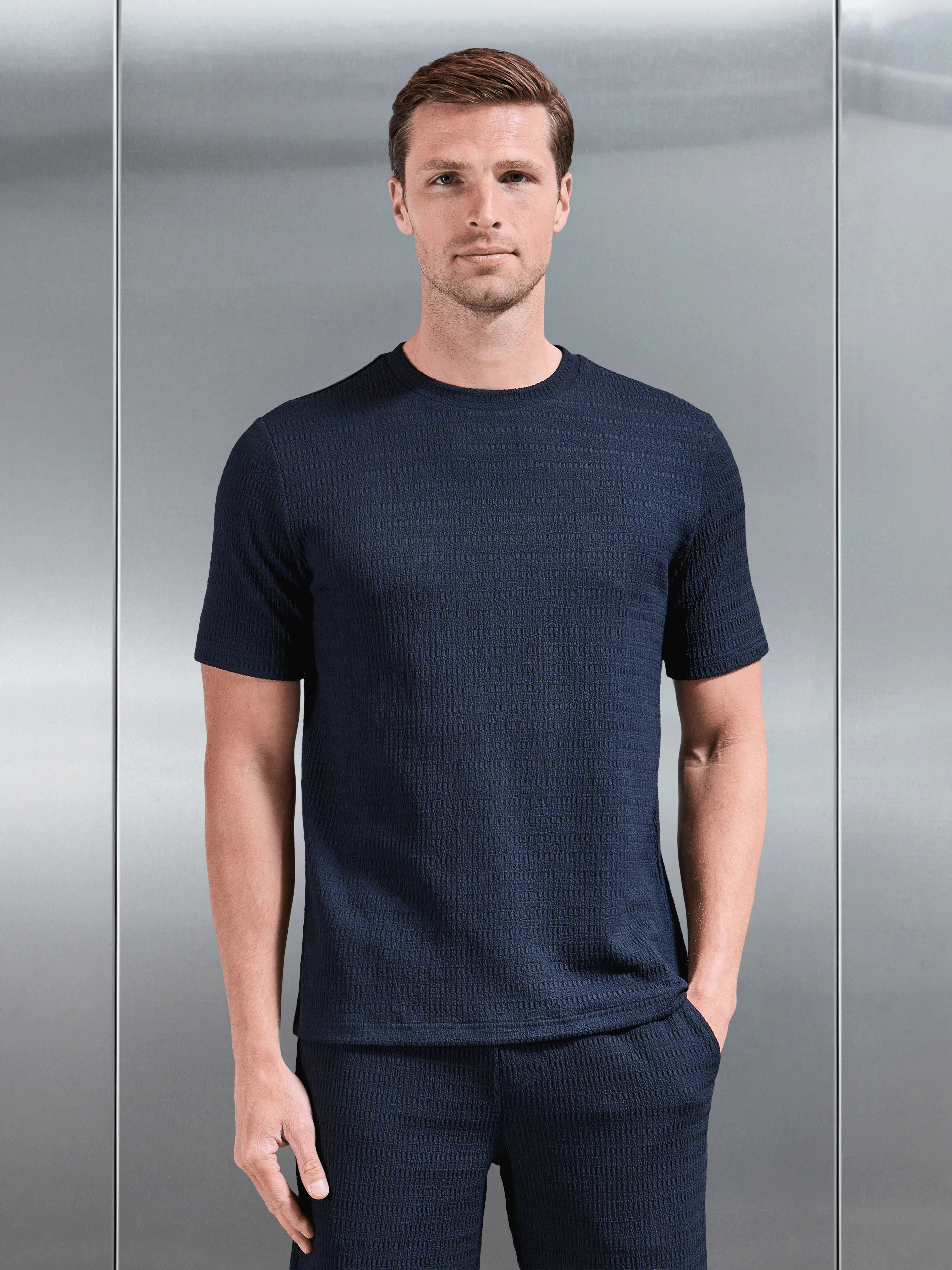 To The Beach T-Shirt in Navy