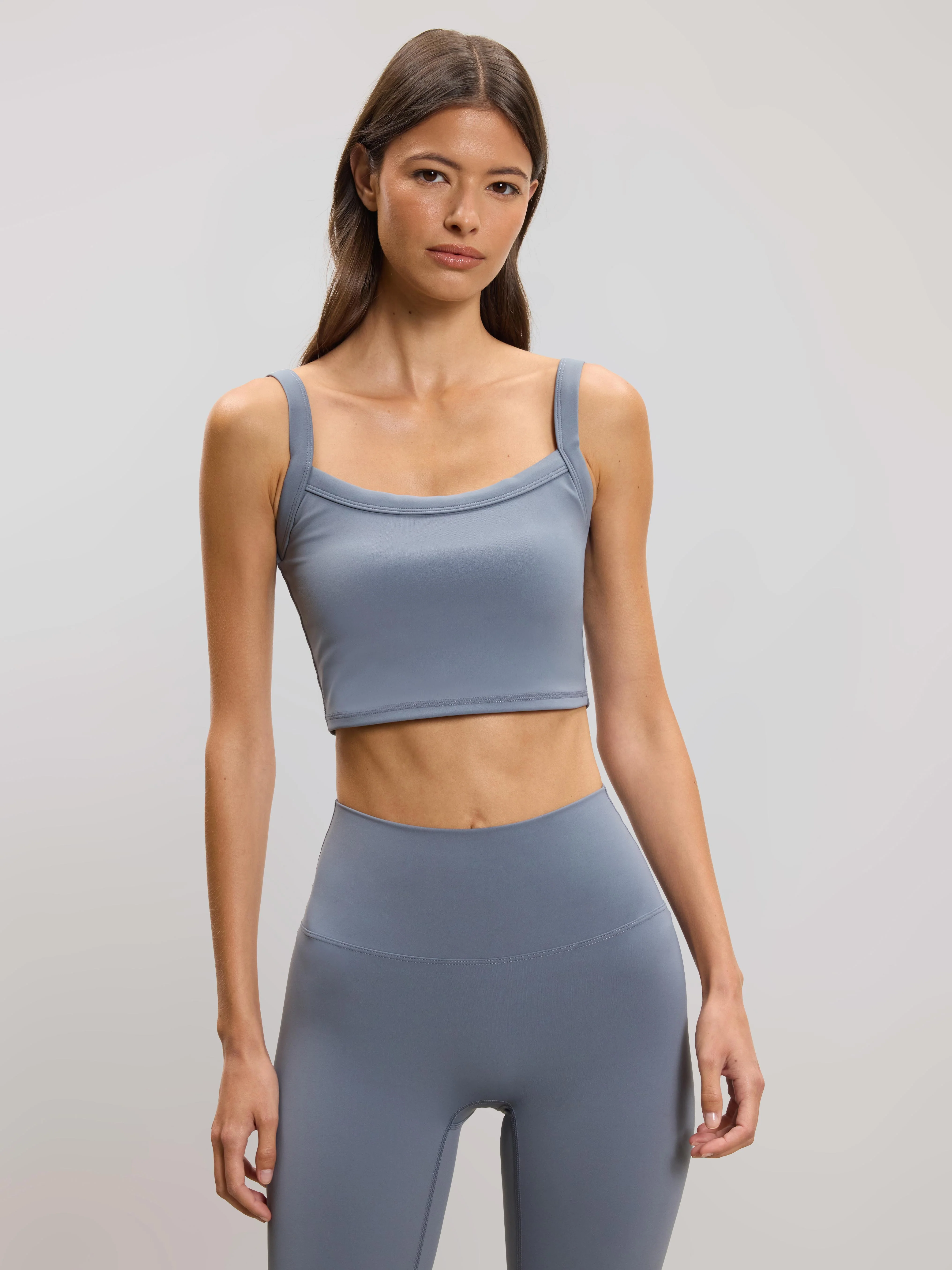 Womens Active Sports Bra in Dove Blue