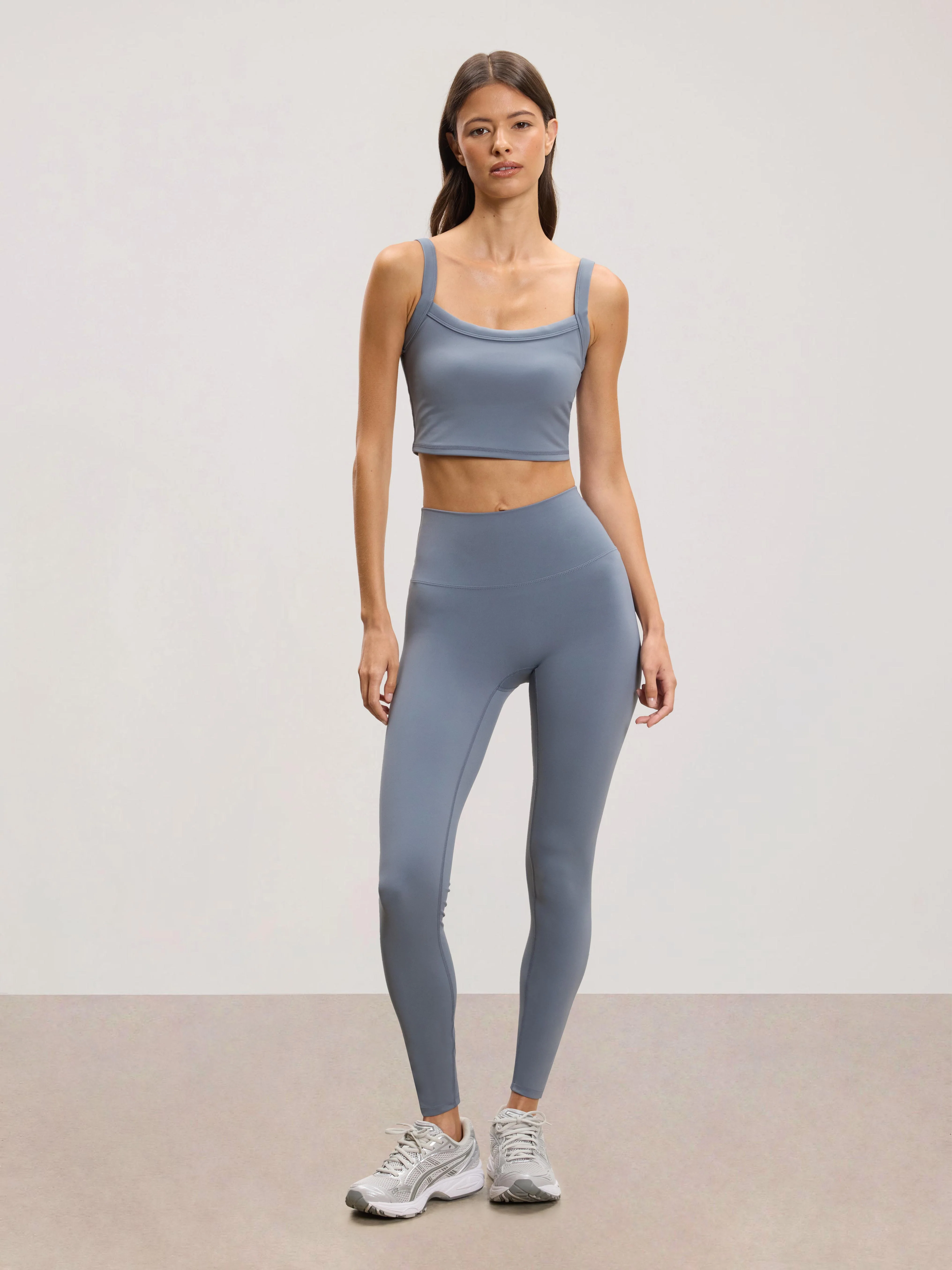 Womens Active Sports Bra in Dove Blue - Image 2