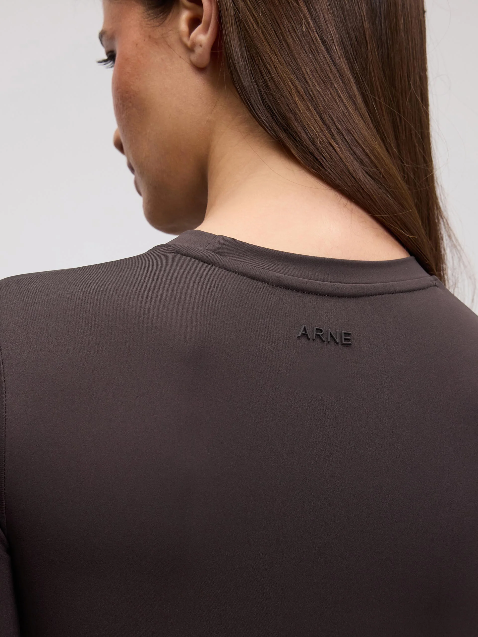 Womens Active T-Shirt in Brown - Image 4
