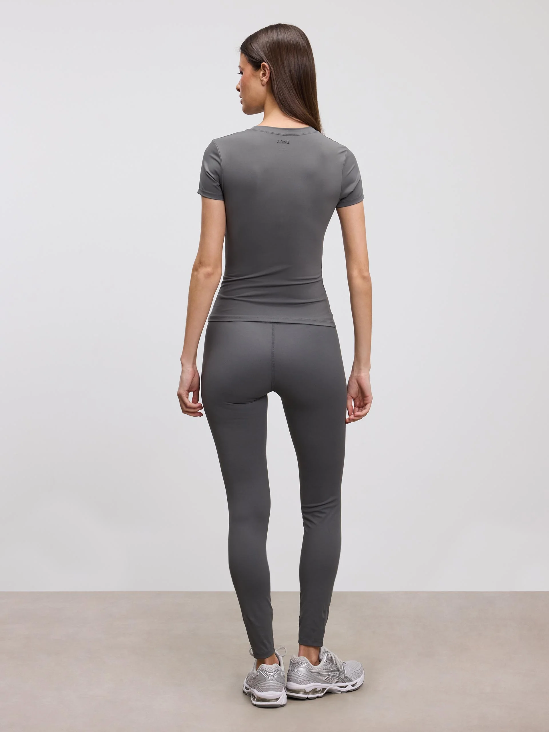 Womens Active T-Shirt in Grey - Image 3