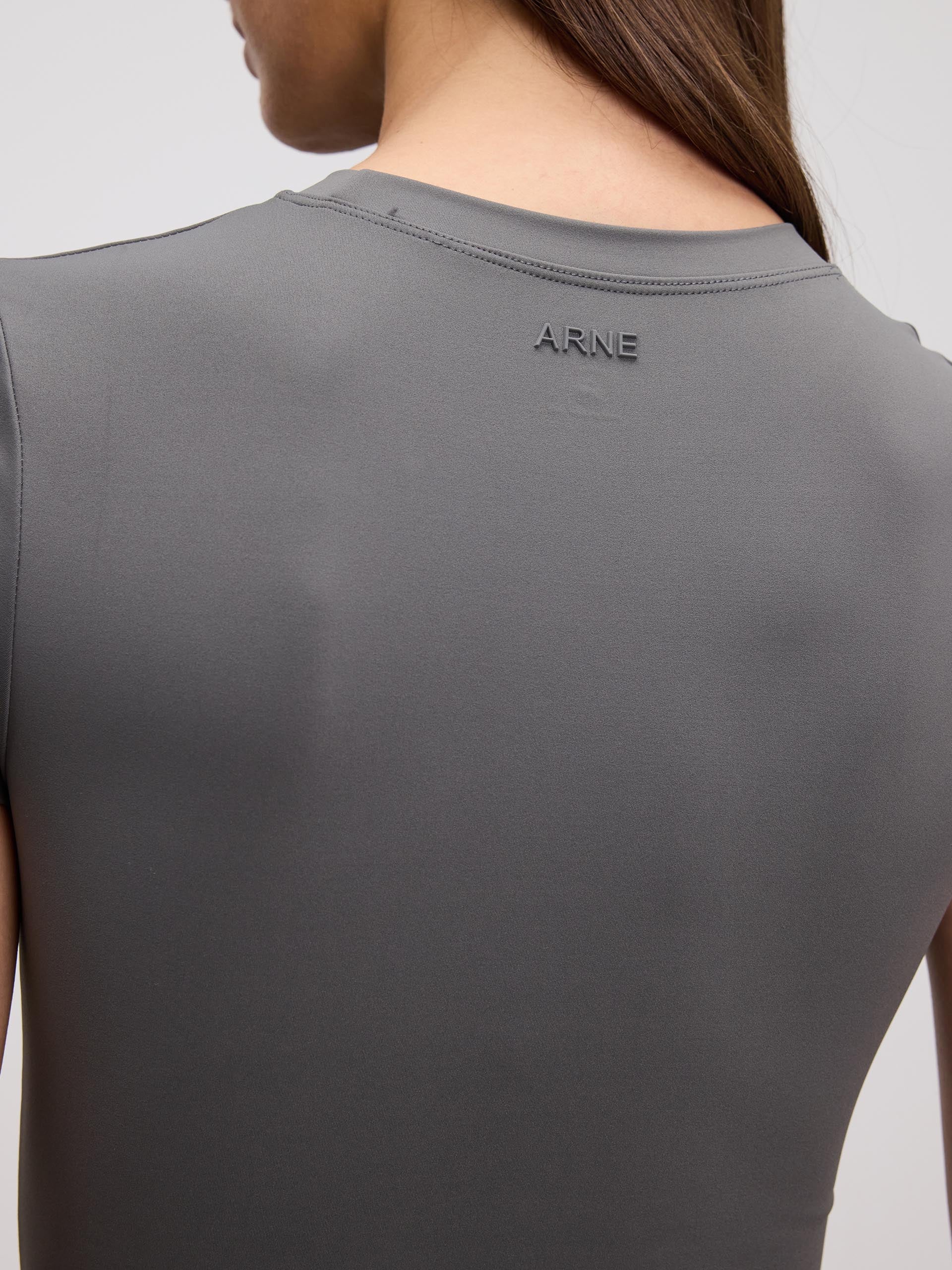 Womens Active T-Shirt in Grey - Image 4