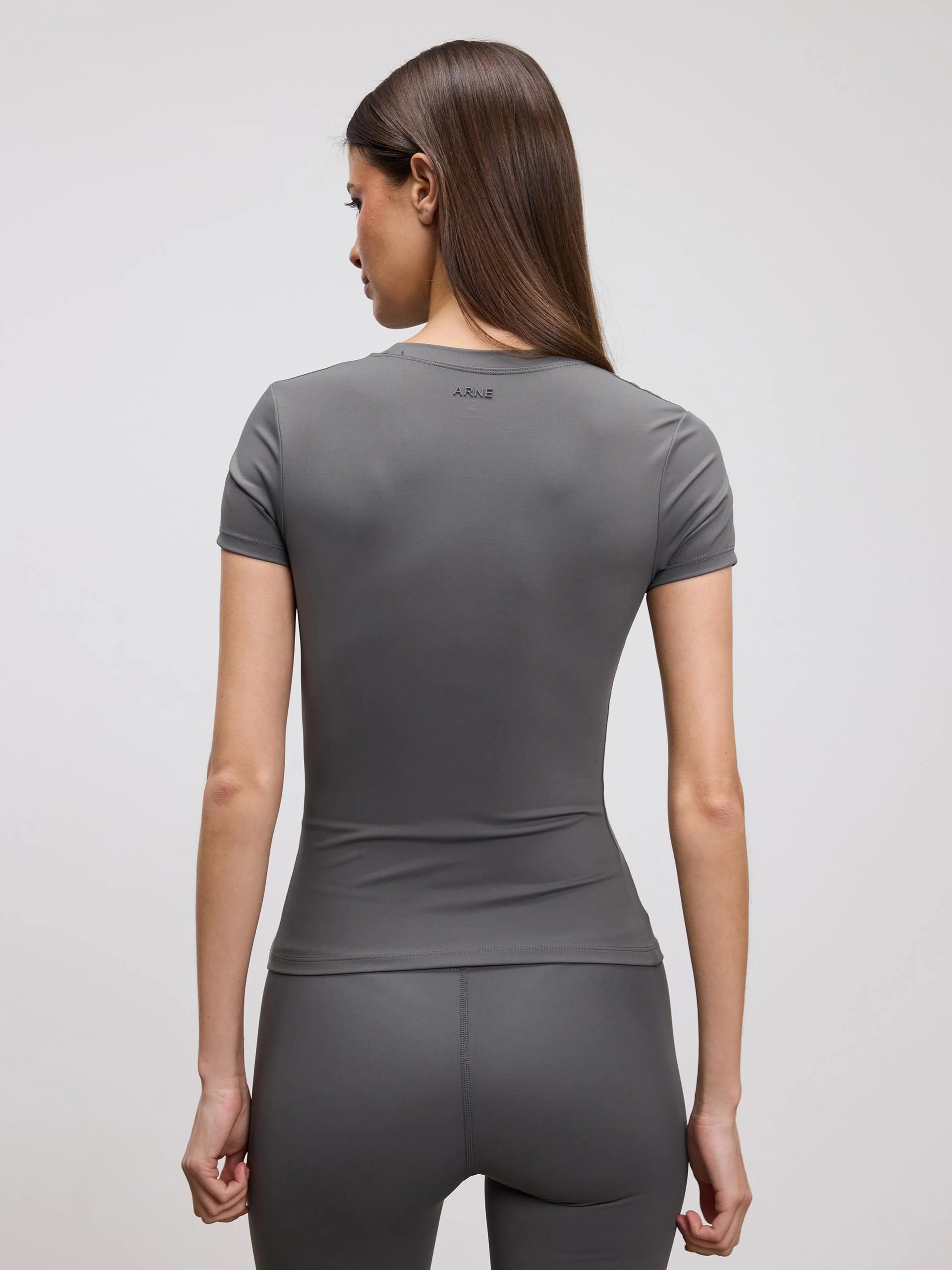 Womens Active T-Shirt in Grey - Image 6