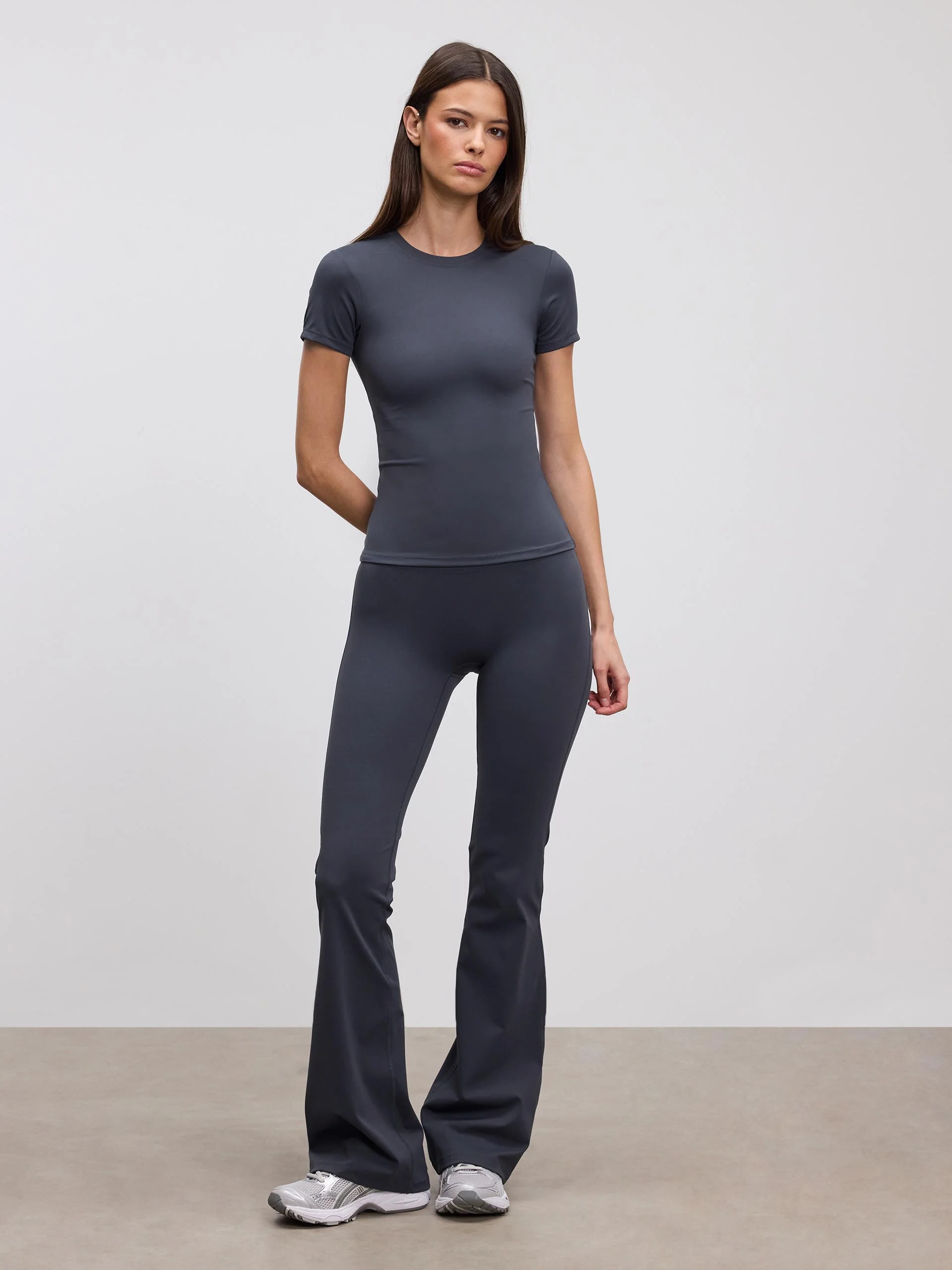 Womens Active T-Shirt in Slate Blue - Image 2