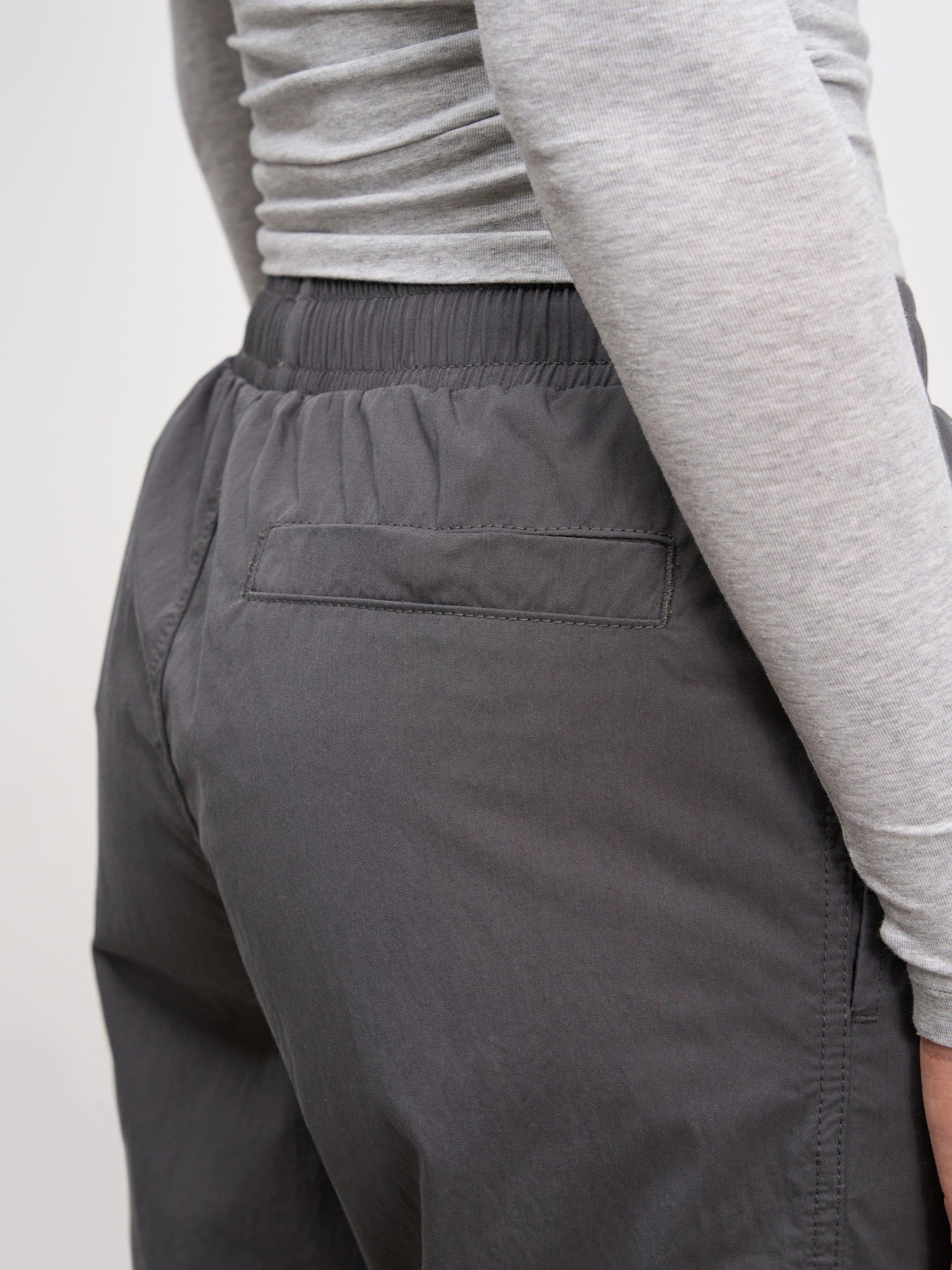 Womens Parachute Cargo Pant in Grey - Image 6